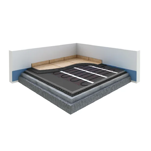 WARMUP PVC šildomų grindų kilimėlis laminatui, 4 m2, 600 W image 3