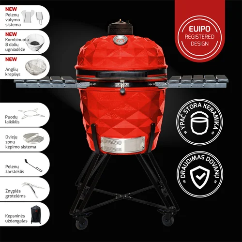 KamadoClub PRO 2 PREMIUM+ Kepsninė, Raudona image 1