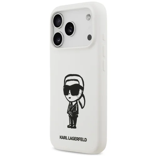 KARL LAGERFELD KLHMP17LSKIGROH dėklas iPhone 17 Pro, baltas image 2