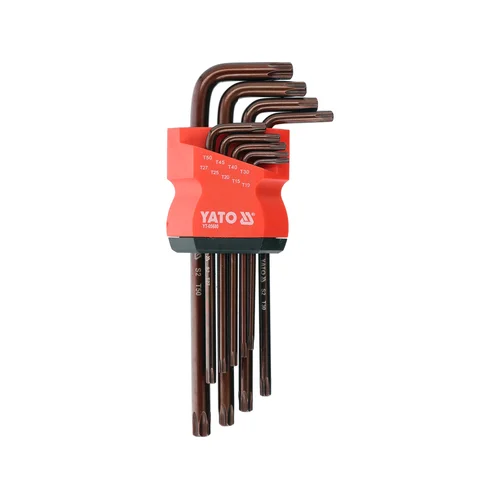 YATO YT-05680 Torx Security raktų rinkinys T10–T50, 9 vnt. image 2