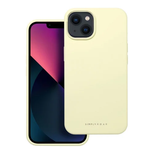 ROAR CLOUD SKIN silikoninis dėklas iPhone 13, šviesiai geltonas image 1