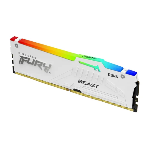 Kingston FURY Beast 128 GB DDR5 5600 MT/s CL40 RGB, balta image 3