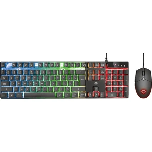Trust GXT 838 Azor laidinės klaviatūros ir pelės komplektas Juoda image 2
