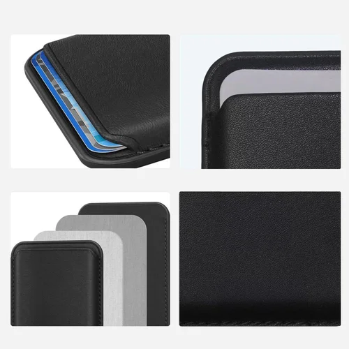 Tech-Protect MagWallet MagSafe kortelių dėklas, juodas image 3