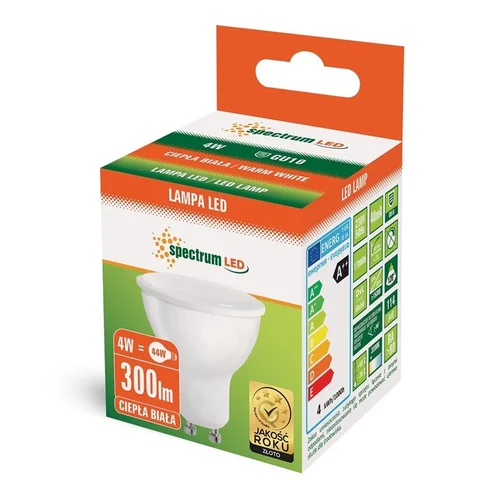 Spectrum LED lemputė GU10 MR16 4W 3000K 300LM 110° image 2