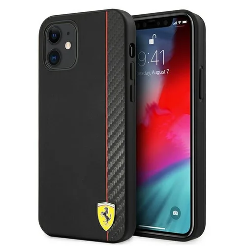 Ferrari FESAXHCP12SBK dėklas iPhone 12 mini, juodas image 1