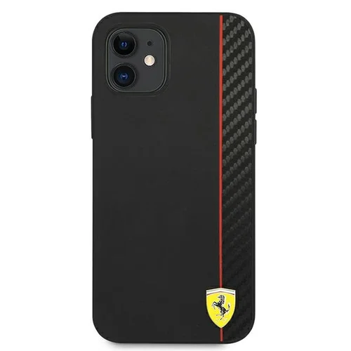 Ferrari FESAXHCP12SBK dėklas iPhone 12 mini, juodas image 3