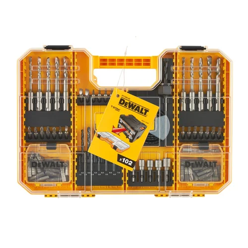 DeWalt TSTAK antgaliukų–grąžtų komplektas, DeWALT 102 vnt. image 2