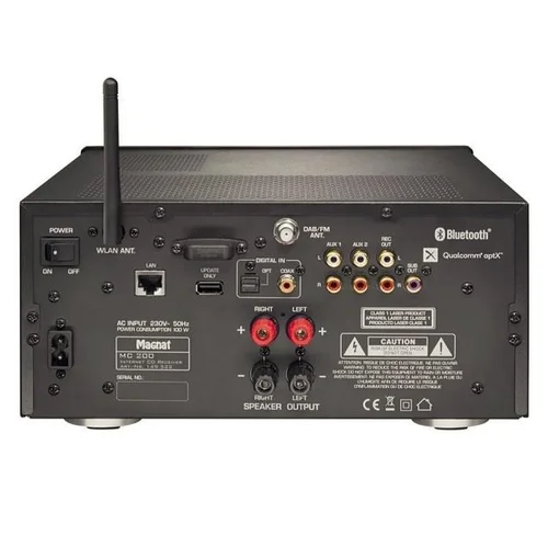 Magnat MC-200 stereo stiprintuvas, 35 W, juodas image 3