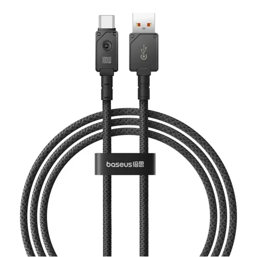 Baseus Neužlaužiamas USB-A–USB-C kabelis 1 m image 1