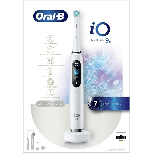 Oral-B iO9 iOM9.1A1.1AD Elektrinis dantų šepetėlis Baltas image 2