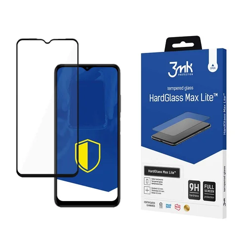 3mk HardGlass Max Lite Oppo A38 juodas stiklas image 1