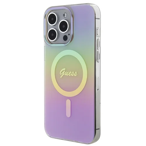 Guess IML Irisuojantis MagSafe dėklas iPhone 15 Pro, rožinis image 2