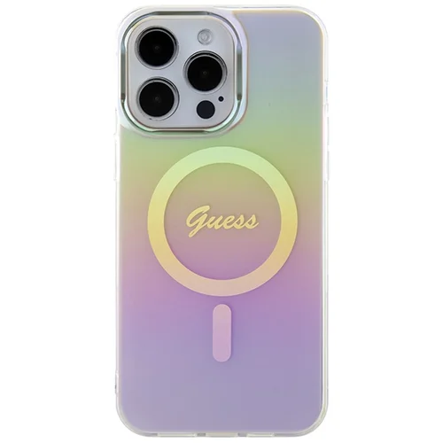 Guess IML Irisuojantis MagSafe dėklas iPhone 15 Pro, rožinis image 3