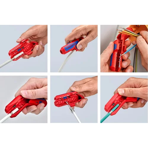 Knipex ErgoStrip kabelių nužievinimo įrankis 0,2–4 mm² image 2