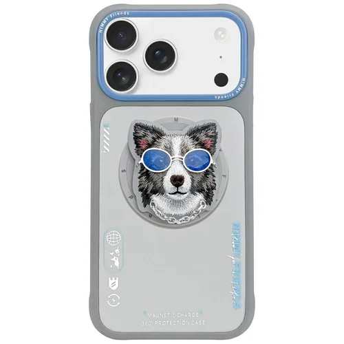 NIMMY GLASSES COOL DOG dėklas iPhone 17 Pro, pilkas, MagSafe image 1