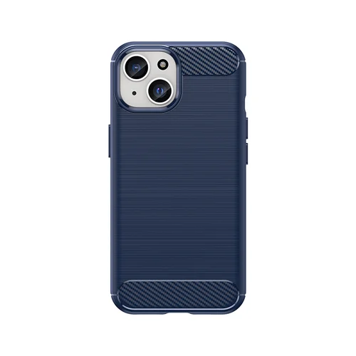 Carbon Case dėklas iPhone 15, mėlynas image 1