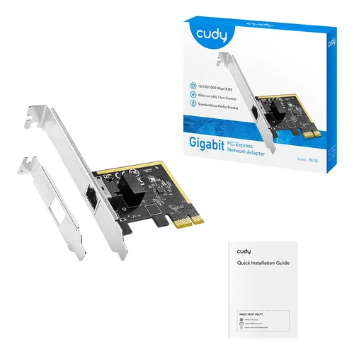 Cudy PE10 vidinė Gigabit Ethernet tinklo plokštė image 3