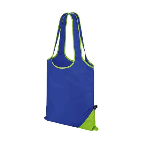 R002X Kompaktiškas pirkinių maišelis, One Size, Royal/Lime image 3
