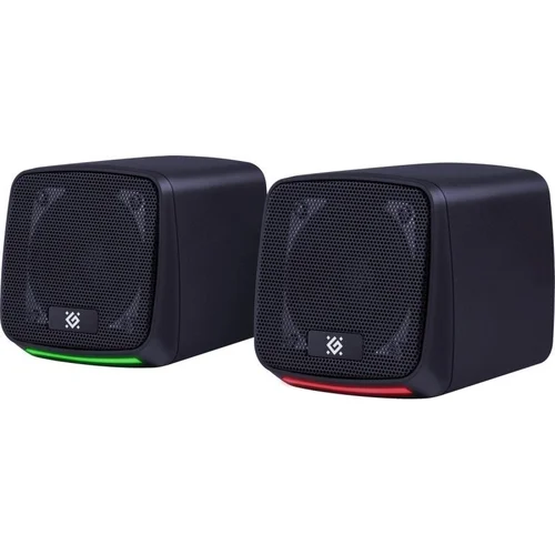 DEFENDER J3 2.0 6 W LED USB garsiakalbiai, juodi image 1