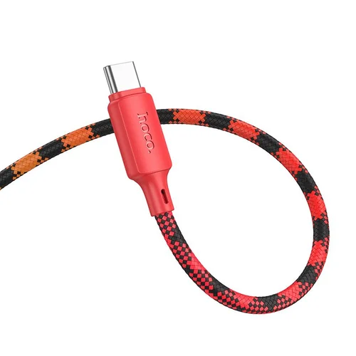 Hoco X116 USB-A į USB-C kabelis 1 m, raudonas gradientas image 2