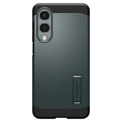 Spigen Tough Armor MagSafe dėklas Galaxy S25 Edge, žalias/melinas image 2