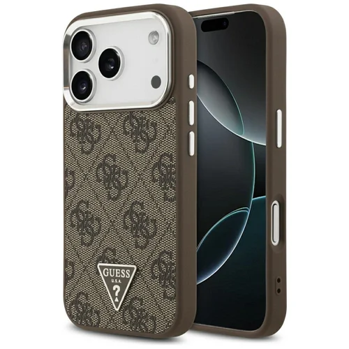 GUESS GUHMP17LP4TSRCMW MagSafe dėklas iPhone 17 Pro, rudas image 1