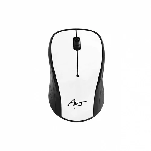 ART AM-92 belaidė optinė pelė 2400 dpi balta image 2