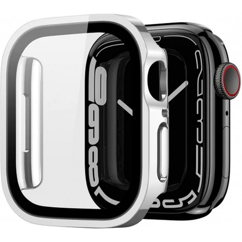 DUX DUCIS HAMO dėklas su stiklu Apple Watch 7/8/9 45 mm, sidabrinis image 1