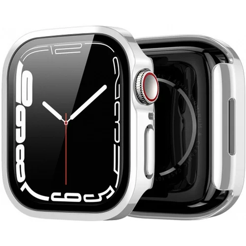 DUX DUCIS HAMO dėklas su stiklu Apple Watch 7/8/9 45 mm, sidabrinis image 3