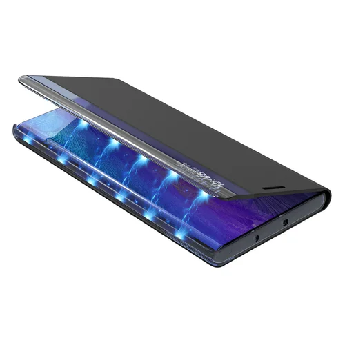 Xiaomi POCO C65 / Redmi 13C New Sleep Case dėklas, juodas image 3