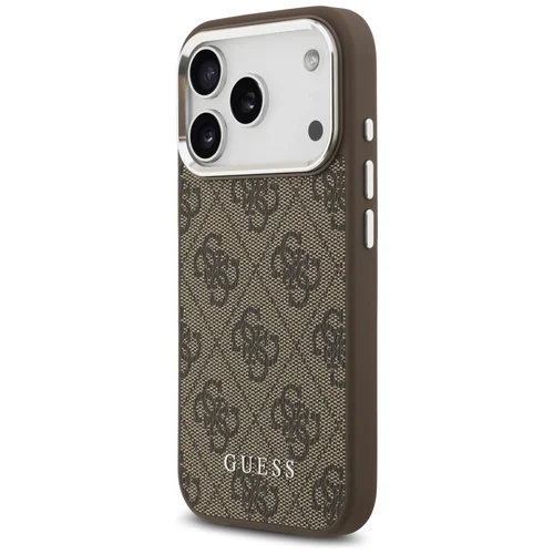 Guess 4G Klasikinis Logo MagSafe dėklas iPhone 17 Pro, rudas image 2