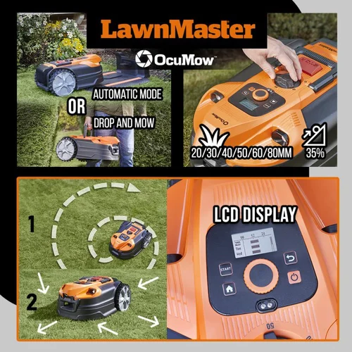 Lawnmaster Vejos pjovimo robotas 27 V, 4 Ah, 600 m² image 2