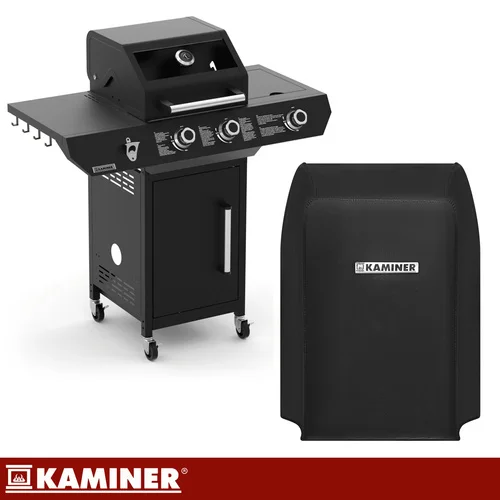 Kaminer Varen 3.0 Black 10 kW dujinis grilis image 3