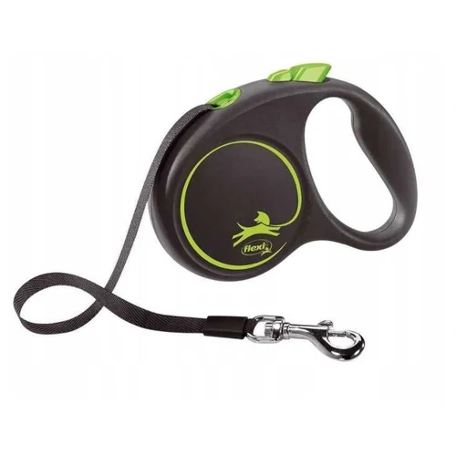 FLEXI Black Design S 5 m juostinis pavadėlis image 1