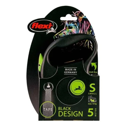FLEXI Black Design S 5 m juostinis pavadėlis image 2