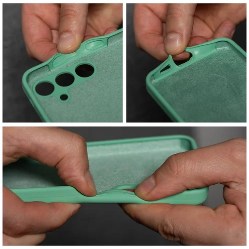 Xiaomi Redmi Note 14S 2 mm silikoninis dėklas, mėtų image 3