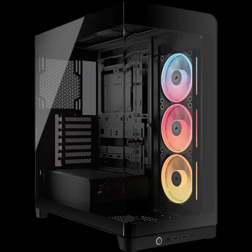 Corsair 4500X LX-R RGB Midi Tower korpusas, juodas image 1
