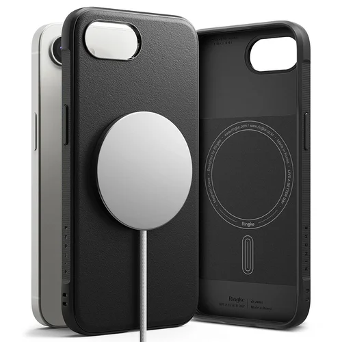Ringke Onyx MagSafe dėklas iPhone 16e, juodas image 1