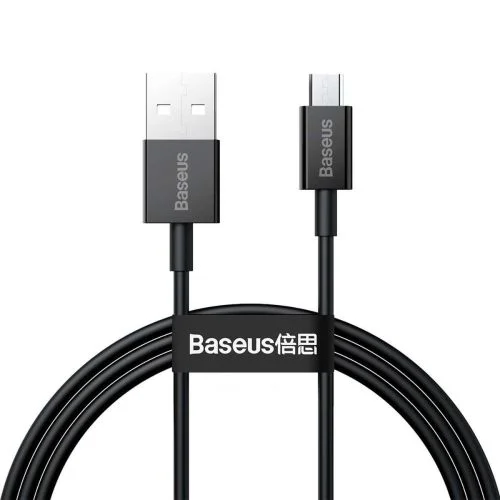 Baseus CAMYS-01 Micro USB kabelis, 1 m, juodas image 3