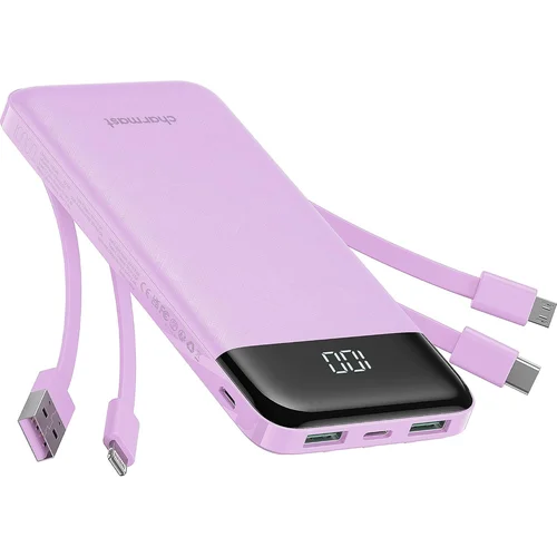 Charmast W1148 10 000 mAh purpurinis išorinis akumuliatorius image 1