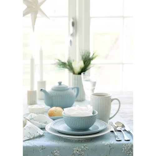 GreenGate ALICE lėkštė užkandžiams, 23 cm, ledo mėlyna image 3
