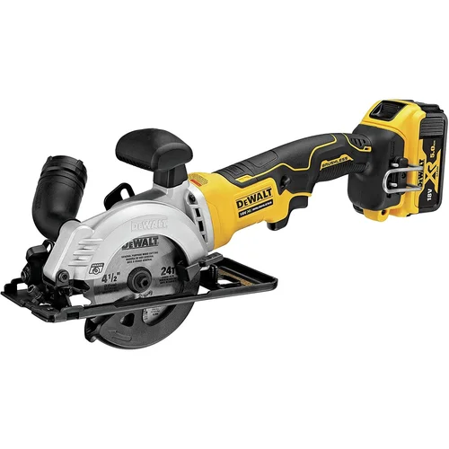 Dewalt DCS571P2-QW akumuliatorinis pjūklas, 18 V, 2x5.0 Ah, 115 mm image 2