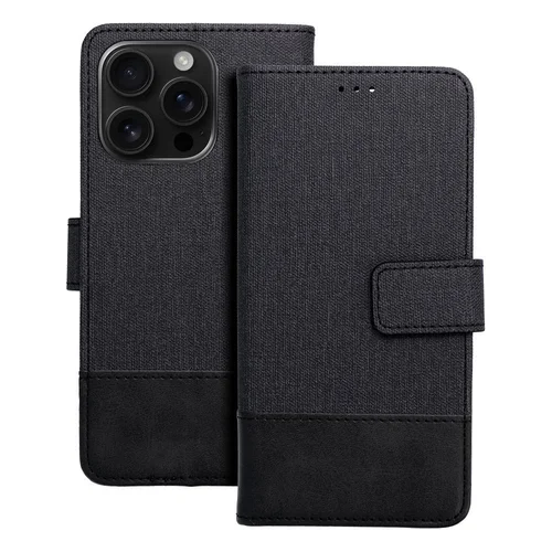 GOMMA knygutės tipo dėklas Samsung A17, juodas image 2