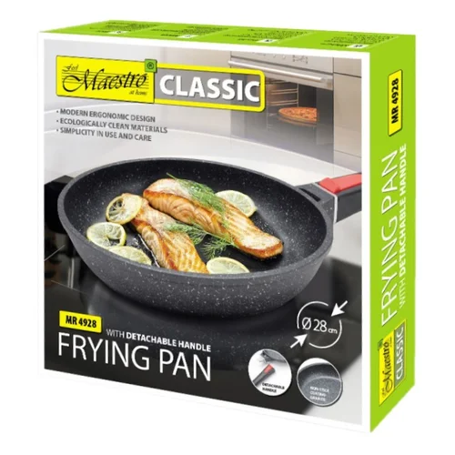Feel-Maestro MR-4928 apvali wok keptuvė 28 cm image 3