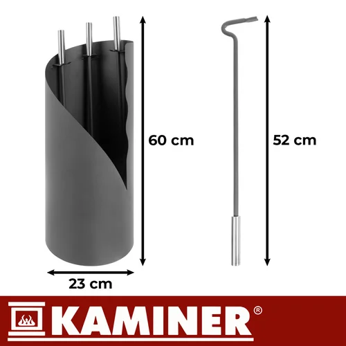 Kaminer 25970 4-in-1 židinio įrankių rinkinys image 3