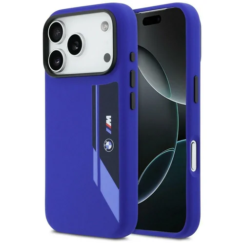 BMW M silikoninis MagSafe dėklas iPhone 17 Pro, tamsiai mėlynas image 1