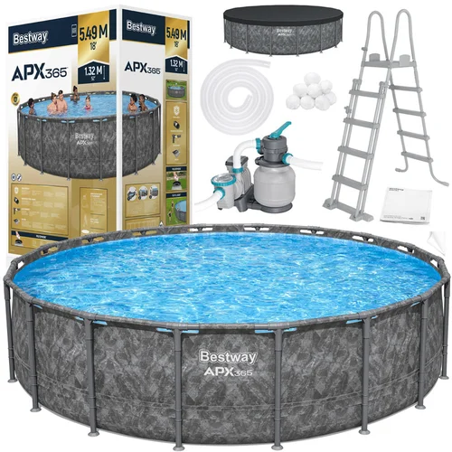 Bestway 561KC 6-in-1 rėminis baseinas 549 × 274 × 132 cm image 1