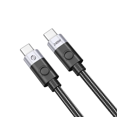 Orico CC240 USB-C–USB-C kabelis, 240 W, 0,5 m, juodas image 3
