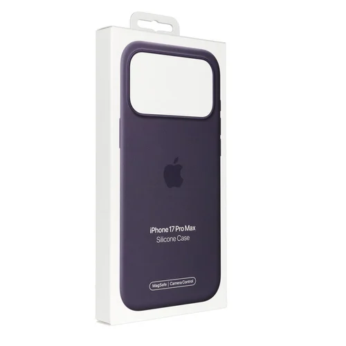 Apple iPhone 17 Pro Max silikoninis dėklas su MagSafe, violetinio rūko image 2